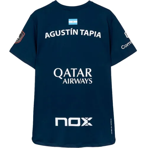 NOX AT10 Sponsors Padelshirt Donkerblauw 2026 Heren
