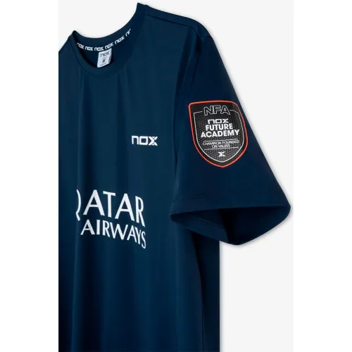 NOX AT10 Sponsors Padelshirt Donkerblauw 2026 Heren