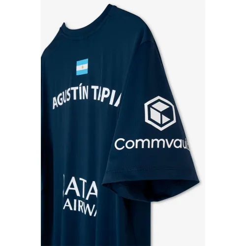NOX AT10 Sponsors Padelshirt Donkerblauw 2026 Heren