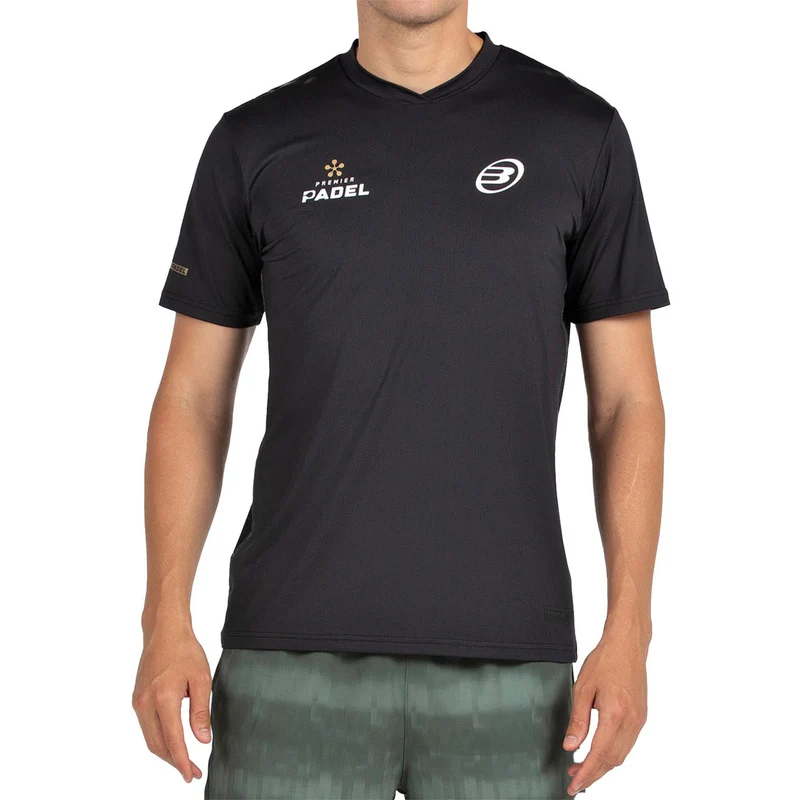 Bullpadel Premier Padel Padelshirt Zwart Heren