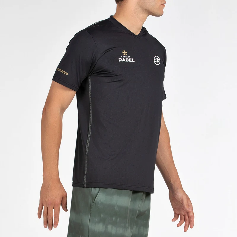 Bullpadel Premier Padel Padelshirt Zwart Heren