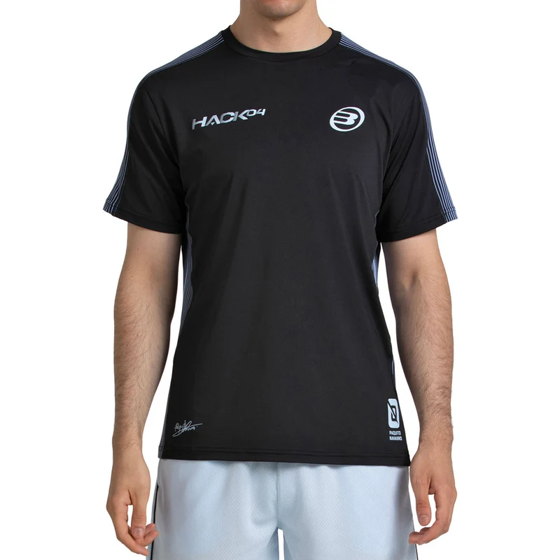 Bullpadel Paquito Navarro 26V Padelshirt Zwart Heren
