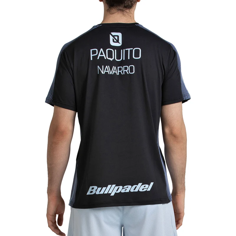 Bullpadel Paquito Navarro 26V Padelshirt Zwart Heren