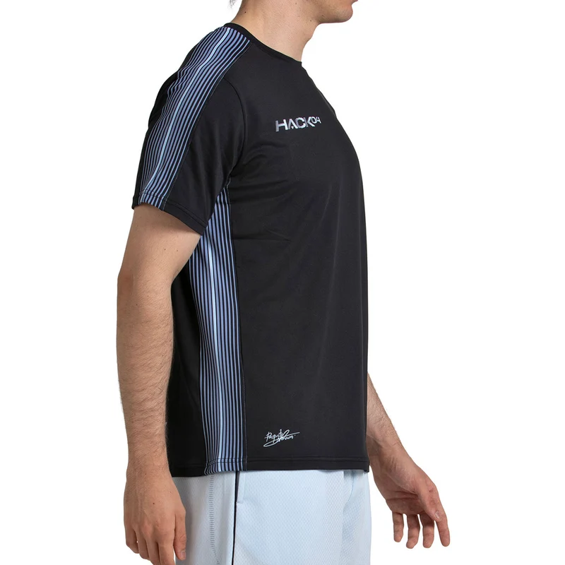 Bullpadel Paquito Navarro 26V Padelshirt Zwart Heren