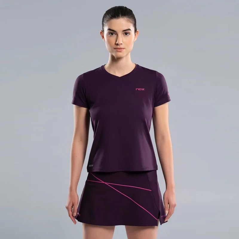 Pro T-Shirt Damen-lila