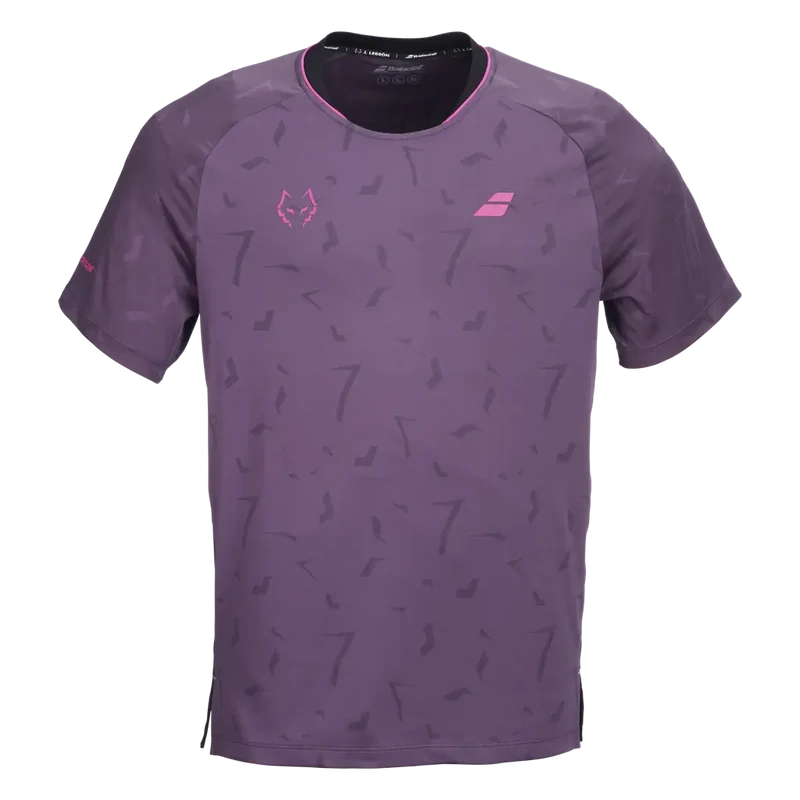 Camiseta Babolat Replica Black Plum 2027 J. Lebrón