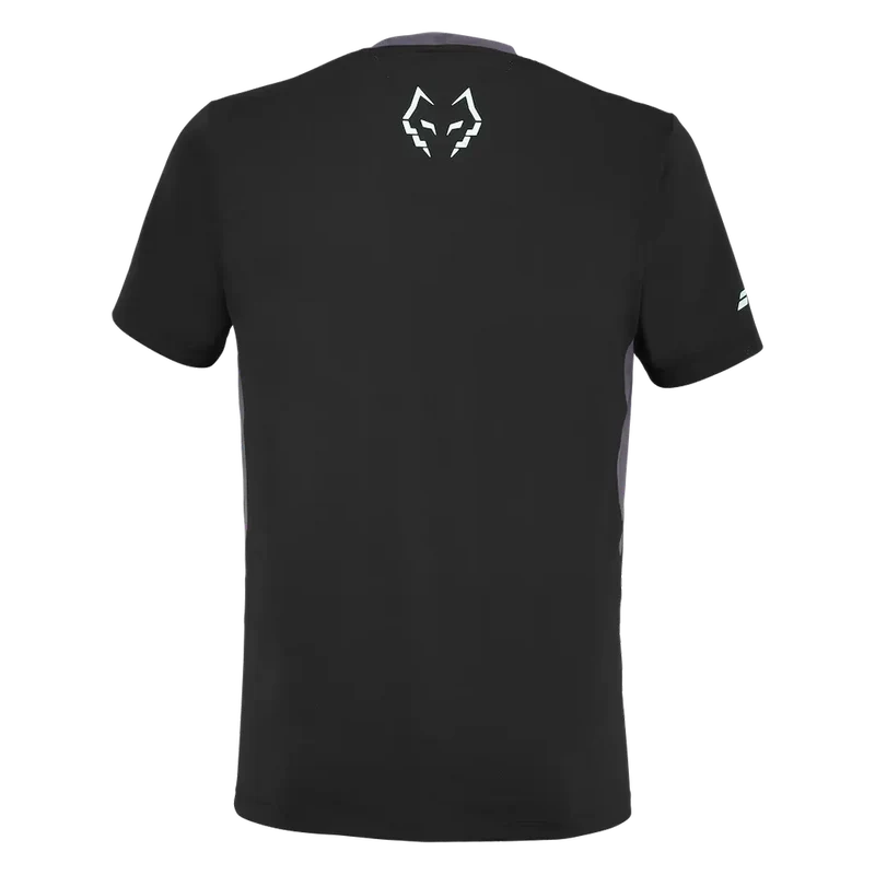 Camiseta Babolat Crew Neck Tee Black/Black 2027 J. Lebrón