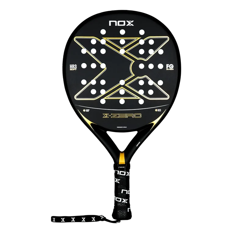 Pack Nox X-Zero Negro/Oro + Paletero Street Black/Gold + Pelotas Fast + 3 Overgrips