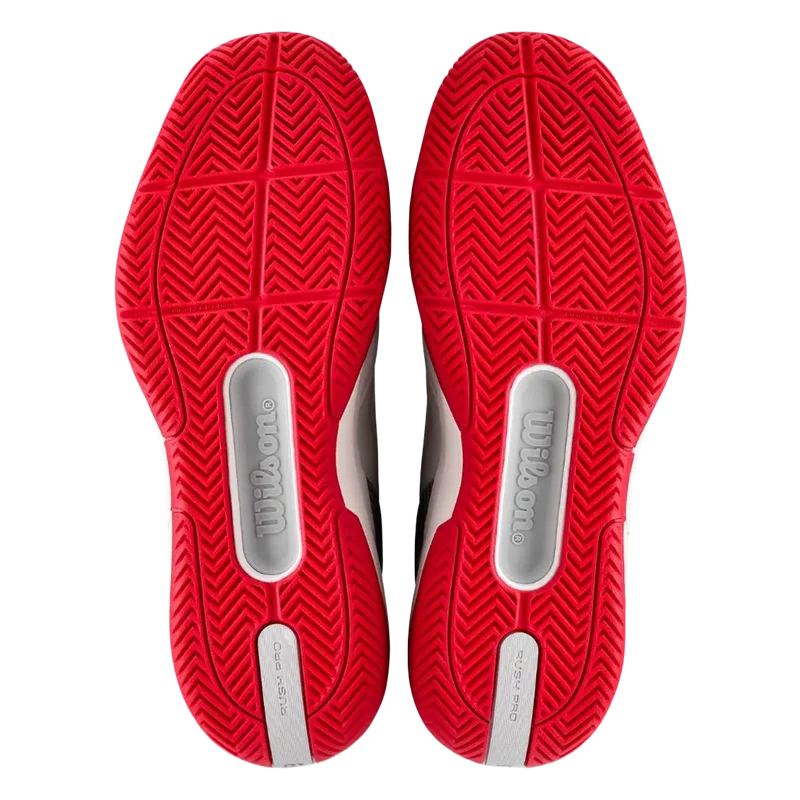 Zapatillas Wilson Rush Tour 5 CTC Bright White/Wilson Red/Microchip 2026