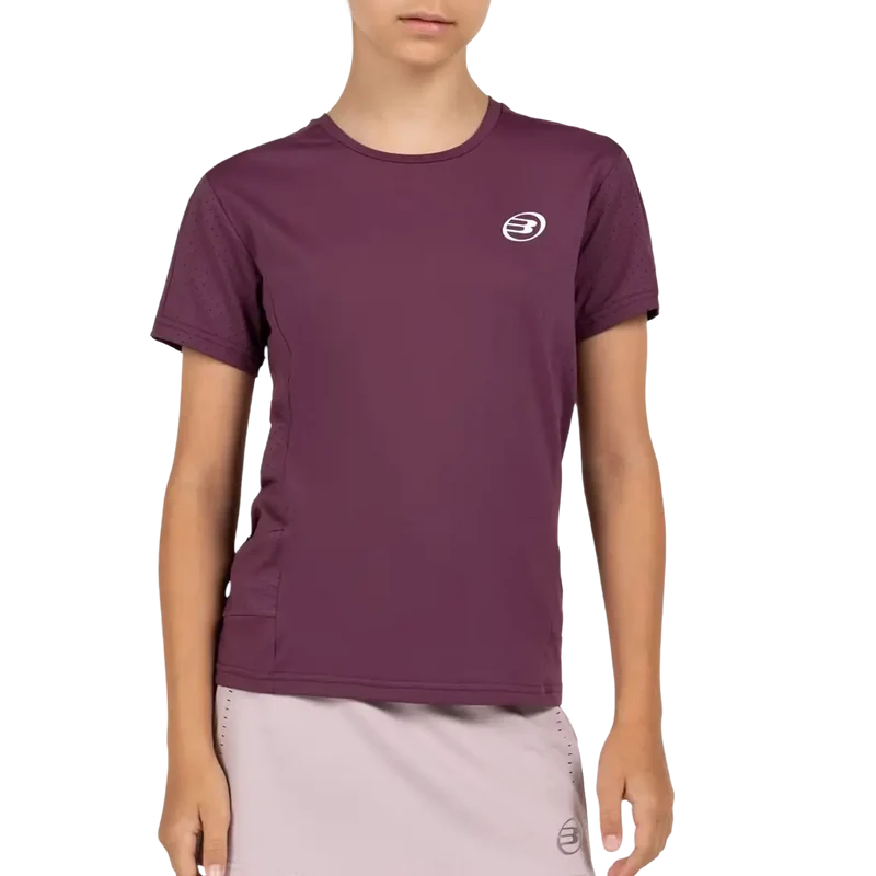 Camiseta Bullpadel Omur Mujer Ciruela 2026