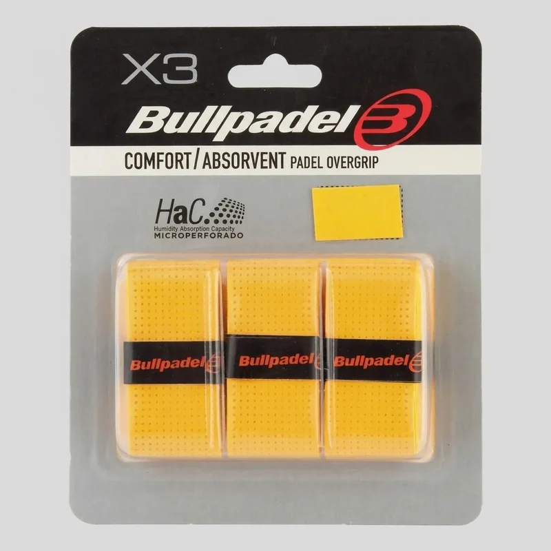 Bullpadel Overgrip GB1201 Komfort Perforiert Gelb