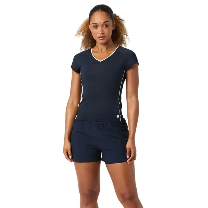 Björn Borg Ace V-neck T-shirt Navy
