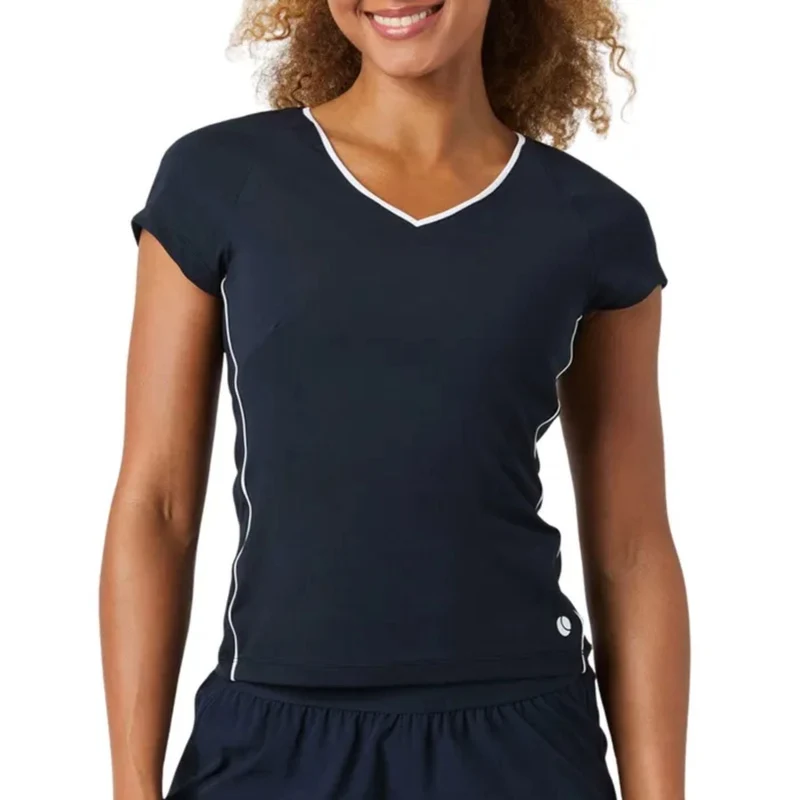 Björn Borg Ace V-neck T-shirt Navy