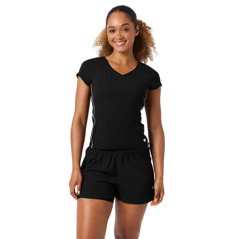 Björn Borg Ace V-neck T-shirt Black Beauty