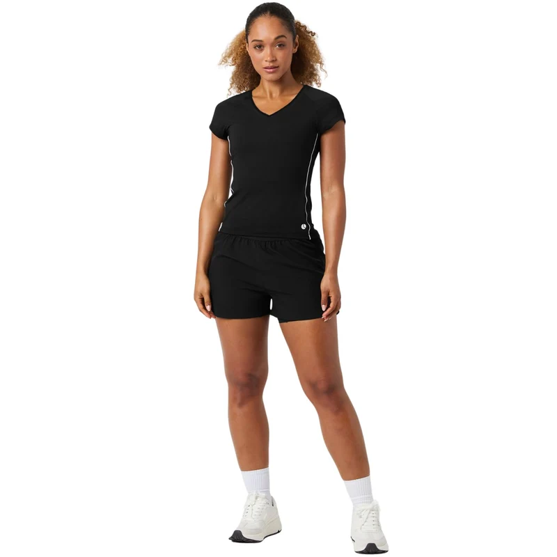 Björn Borg Ace V-neck T-shirt Black Beauty