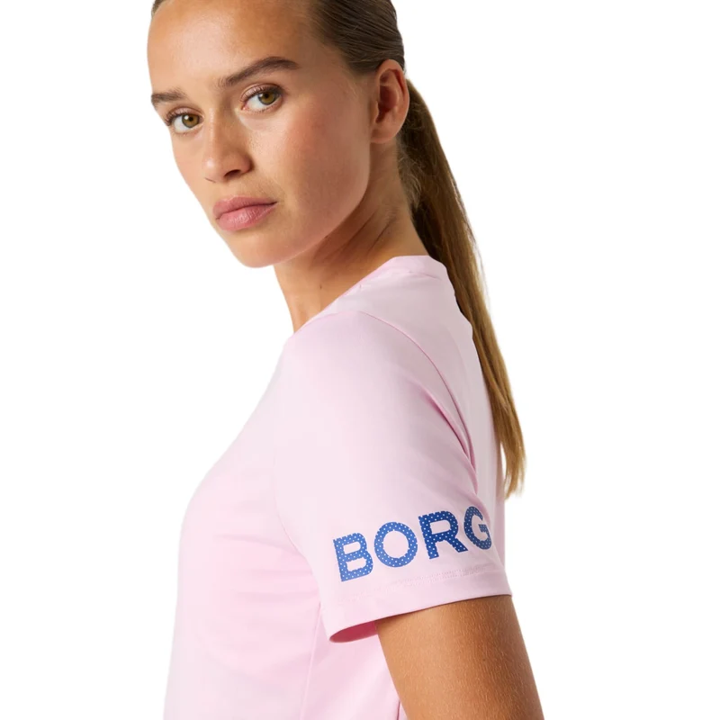Björn Borg T-shirt Dames Pink Lady