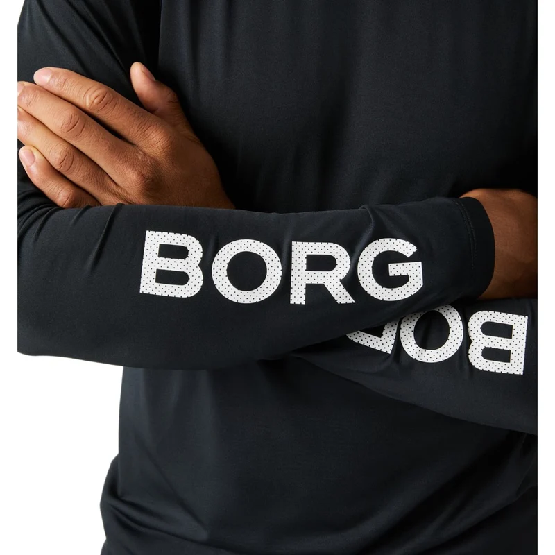 Björn Borg Borg Long Sleeve T-Shirt Black Beauty