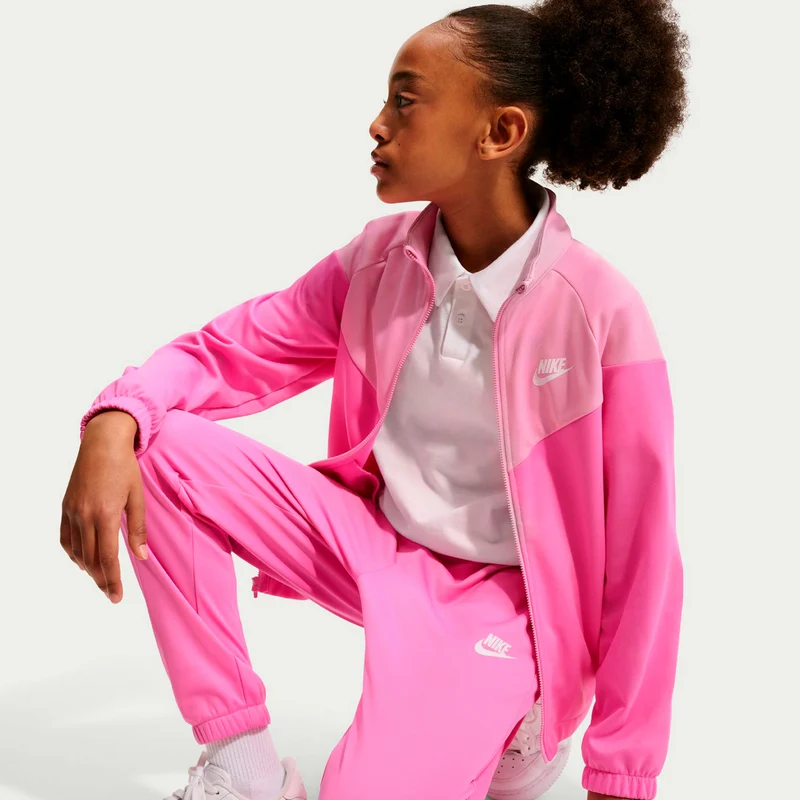 Dri-Fit Full-Zip Trainingsanzug Kinder - pink, rosa