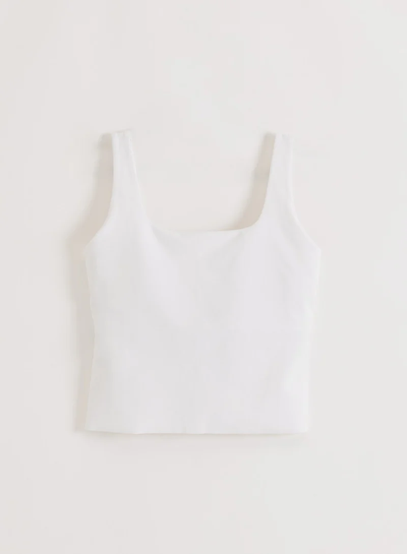 White Sense Singlet