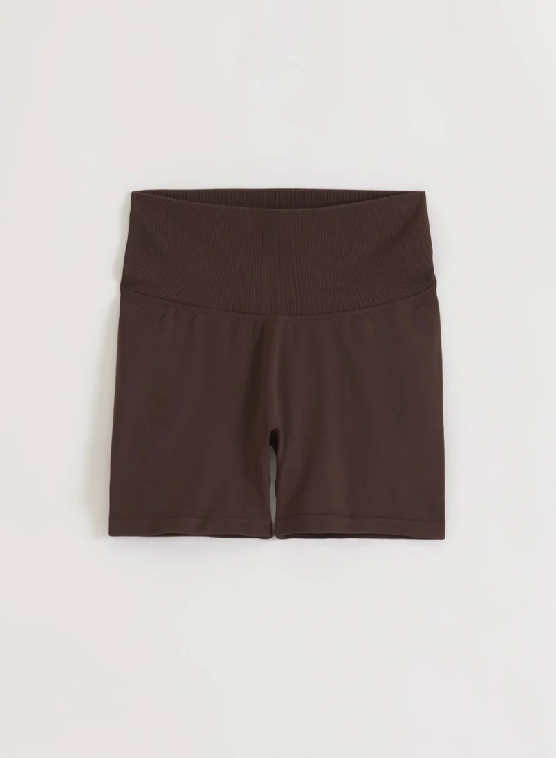 Chocolate Shape Seamless Hotpants