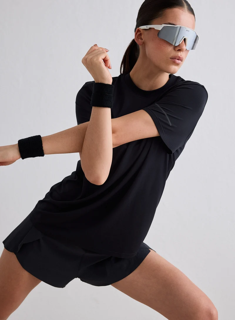 Black Running Shorts