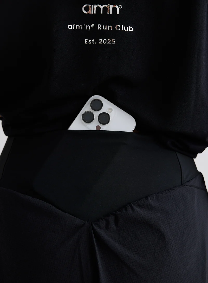 Black Running Shorts