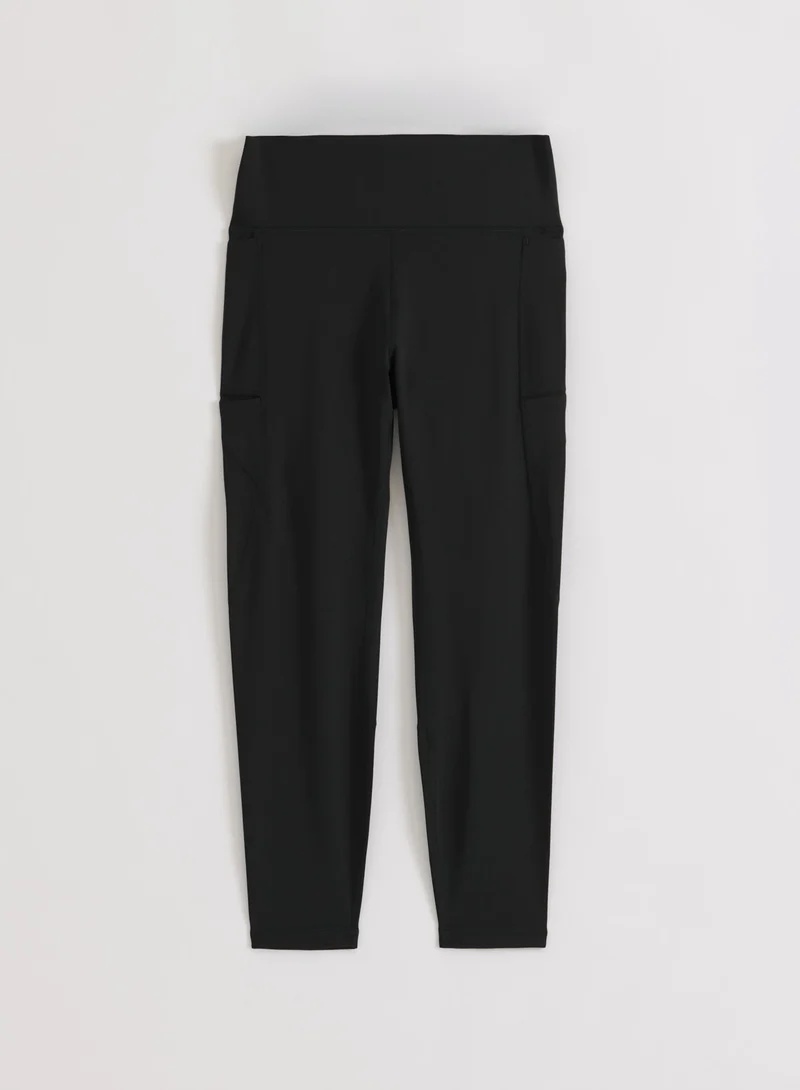 Black Running Tights 7/8