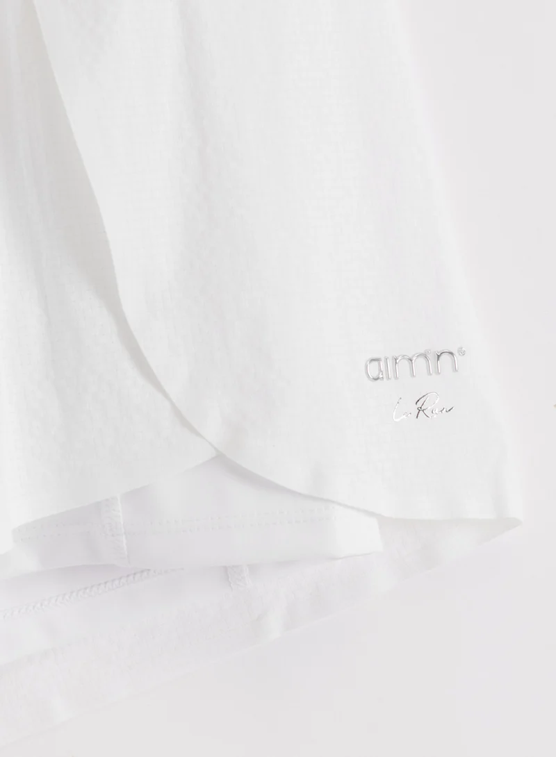 White Running Shorts