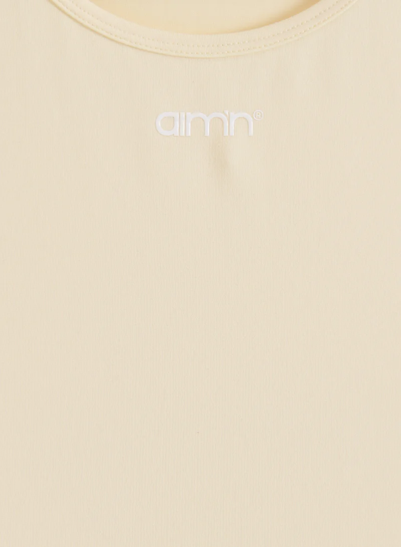 Lemon White Soft Basic Singlet