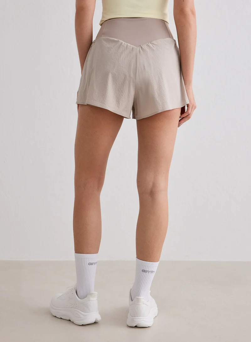 Dark Clay Running Shorts