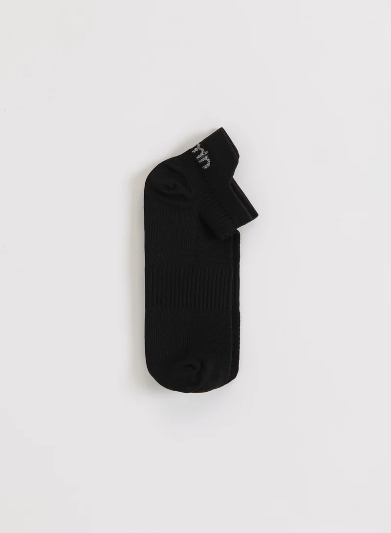 Black Running Socks Low