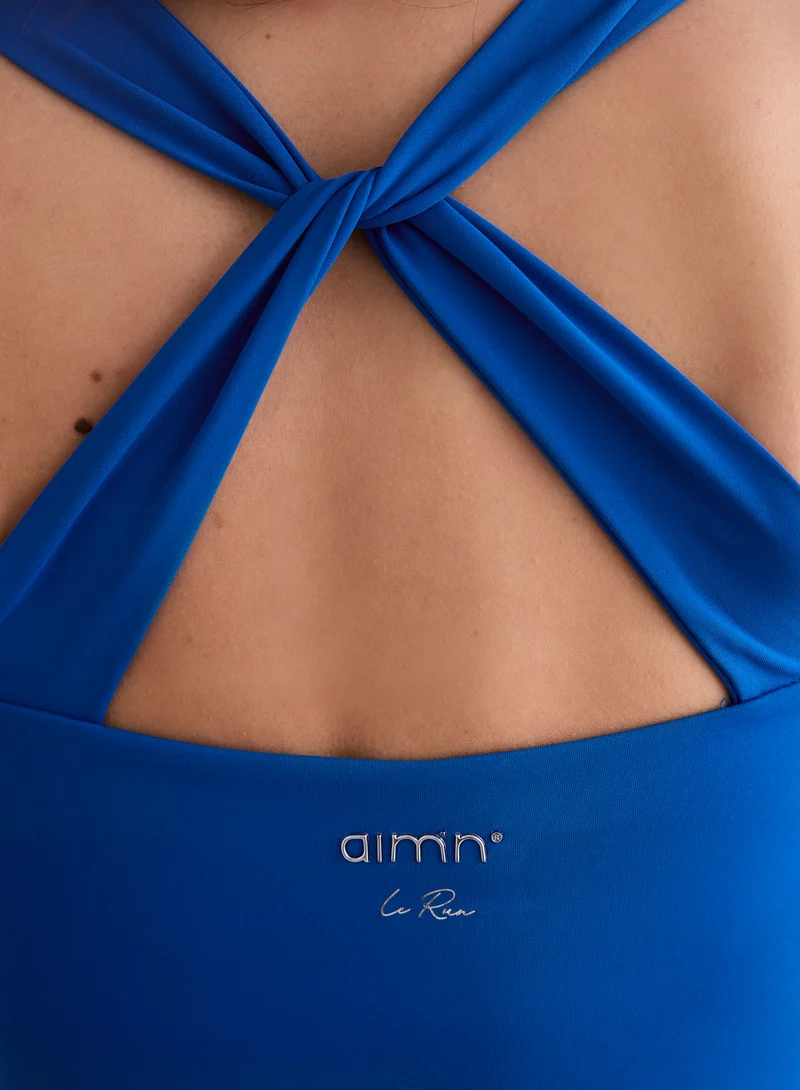 Azure Lunar Running Singlet
