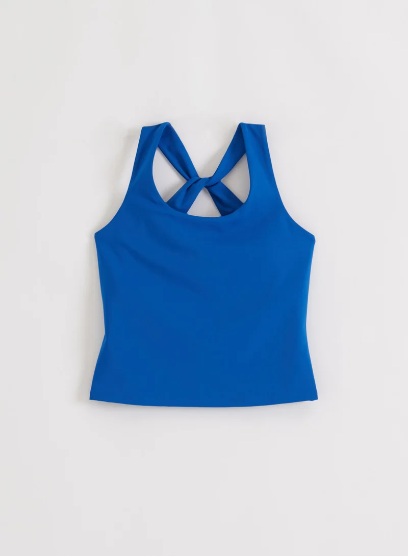 Azure Lunar Running Singlet