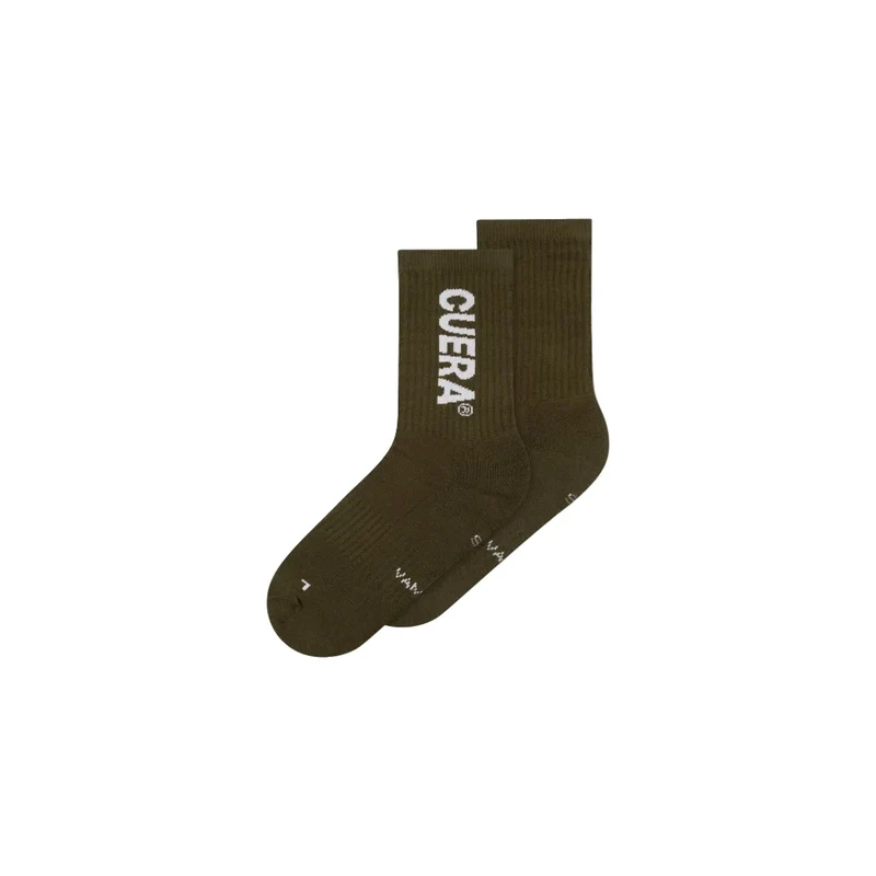 Cuera Padel Socks (2-pack, Army/White)