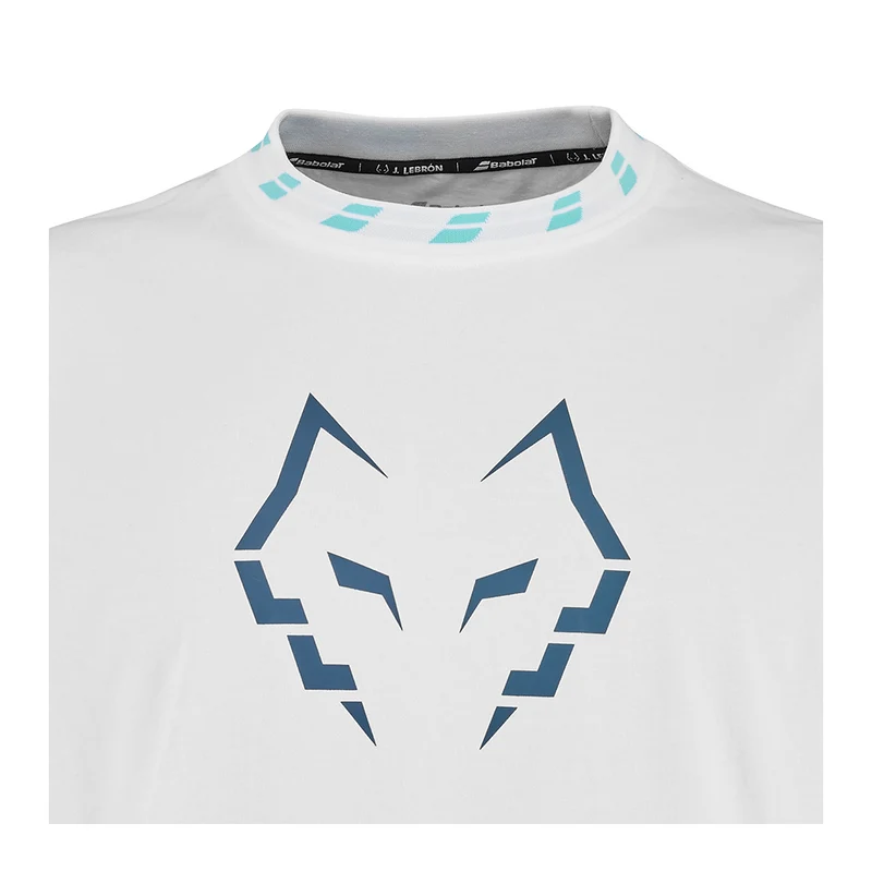 BABOLAT OVERSIZE Cotton Tee JUAN LEBRON Men White SS27 (Camiseta)
