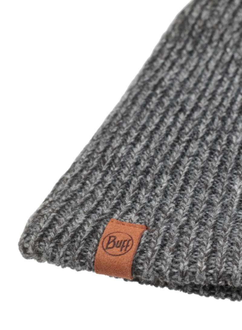 Buff KNITTED & FLEECE BEANIE für Erwachsene lyne grey Gr. One Size