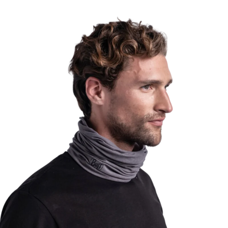 Buff ORIGINAL ECOSTRECH MULTIFUNKTIONSTUCH für Erwachsene solid grey Gr. One Size