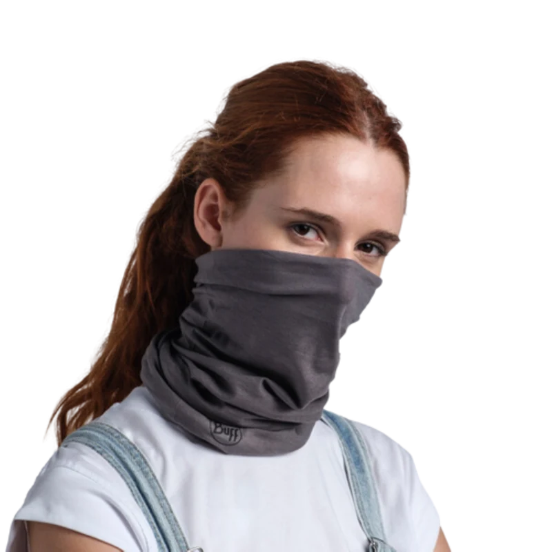 Buff ORIGINAL ECOSTRECH MULTIFUNKTIONSTUCH für Erwachsene solid grey Gr. One Size