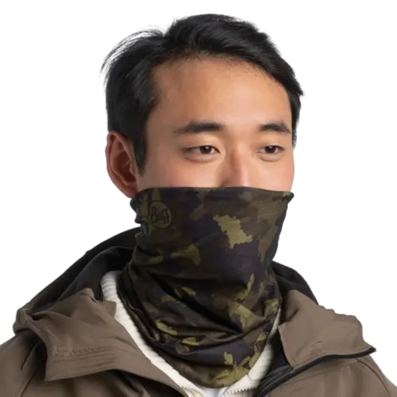 Buff ORIGINAL ECOSTRECH MULTIFUNKTIONSTUCH für Erwachsene military Gr. One Size
