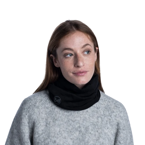 Buff MERINO MIDWEIGHT MULTIFUNKTIONSTUCH für Erwachsene solid black Gr. One Size