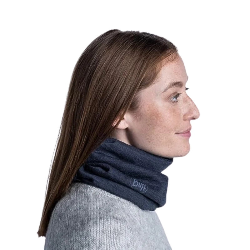 Buff MERINO LIGHTWEIGHT MULTIFUNKTIONSTUCH für Erwachsene solid denim Gr. One Size