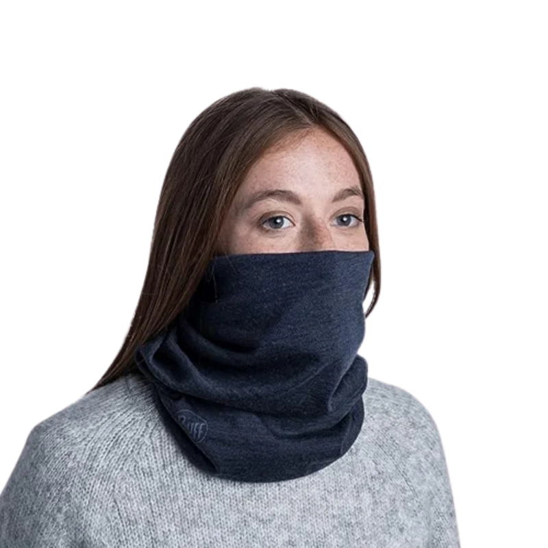 Buff MERINO LIGHTWEIGHT MULTIFUNKTIONSTUCH für Erwachsene solid denim Gr. One Size