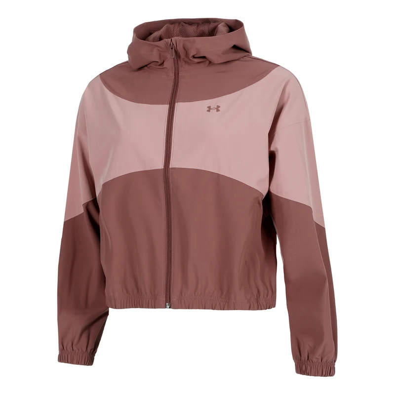 Rival Woven Sweatjacke Damen-Weinrot,Altrosa