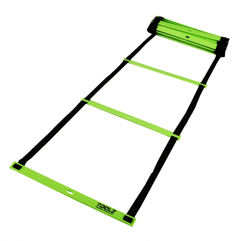 Power Ladder 2m Koordinationsleiter-Grün,Schwarz