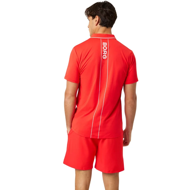 Björn Borg Ace Polo Shirt Flame Scarlet
