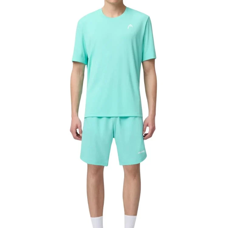 HEAD T-shirt Slice 2 Heren Turquoise