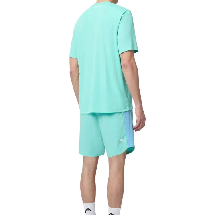 HEAD T-shirt Slice 2 Heren Turquoise