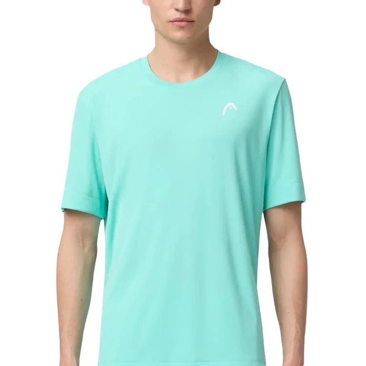 HEAD T-shirt Slice 2 Heren Turquoise