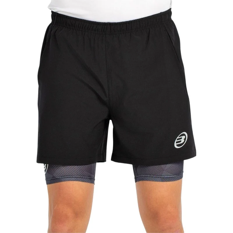 Bullpadel Short Manzan Heren Zwart