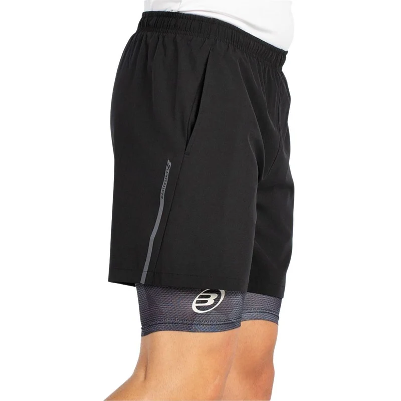 Bullpadel Short Manzan Heren Zwart